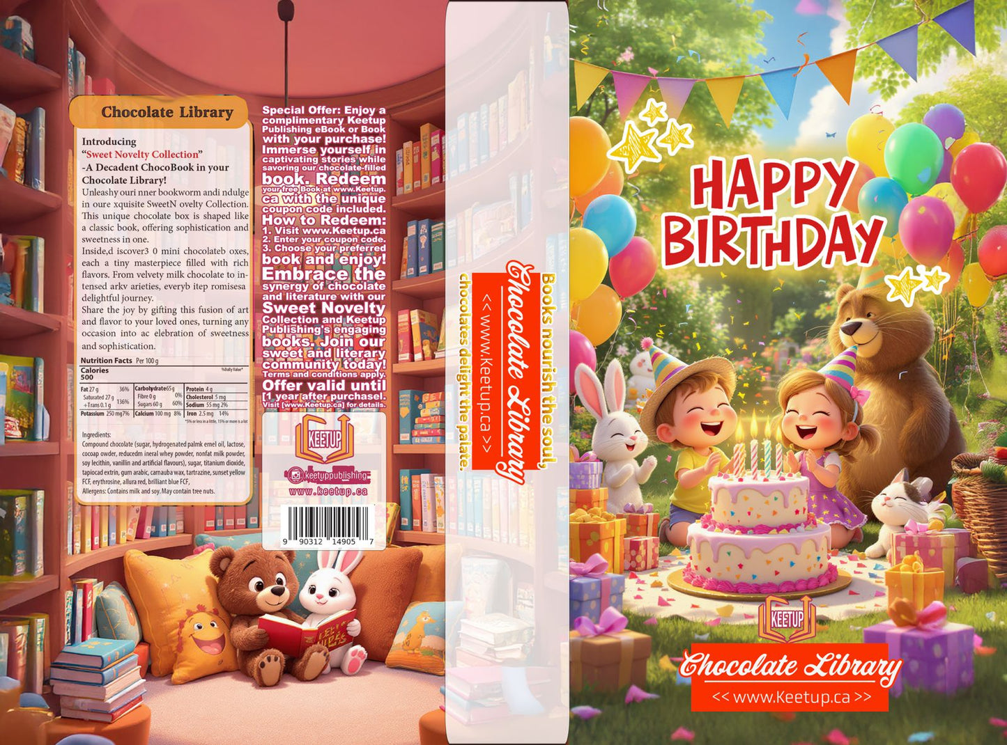 Chocolate Library - Kids Birthday Edition